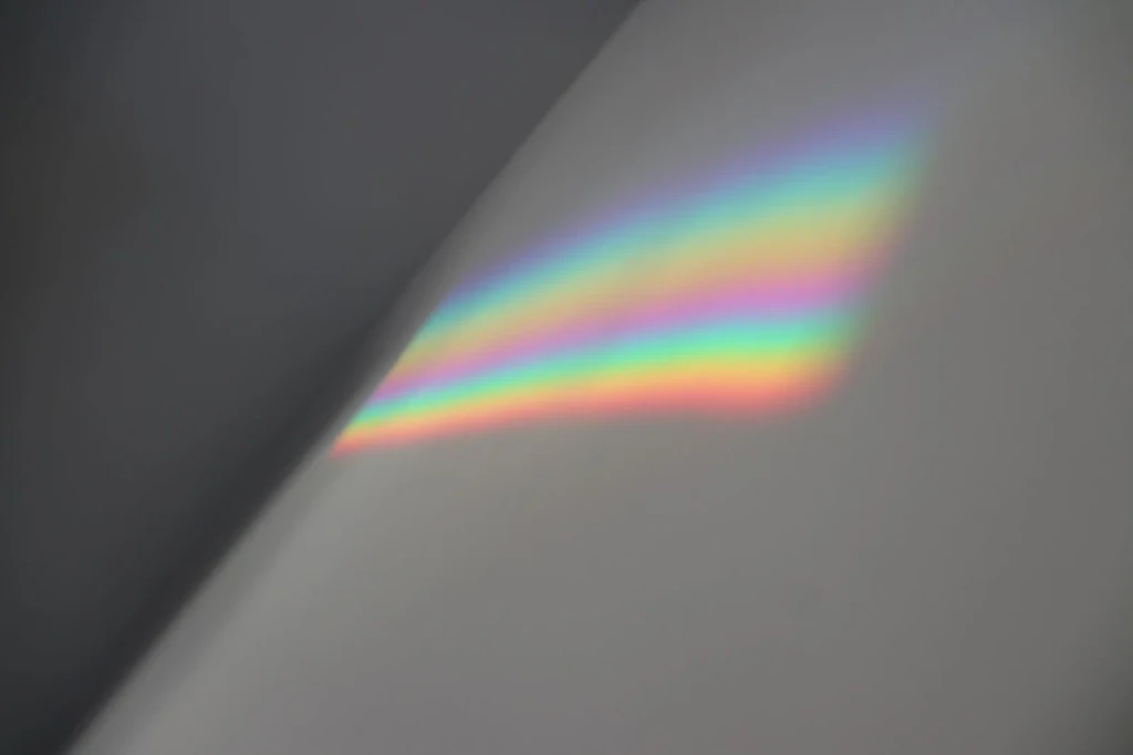 Rainbow on Grey, from Why Colour Is Not Really There