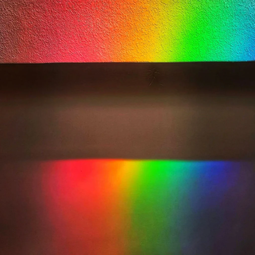 Rainbow on Wall, from Why Colour Is Not Really There