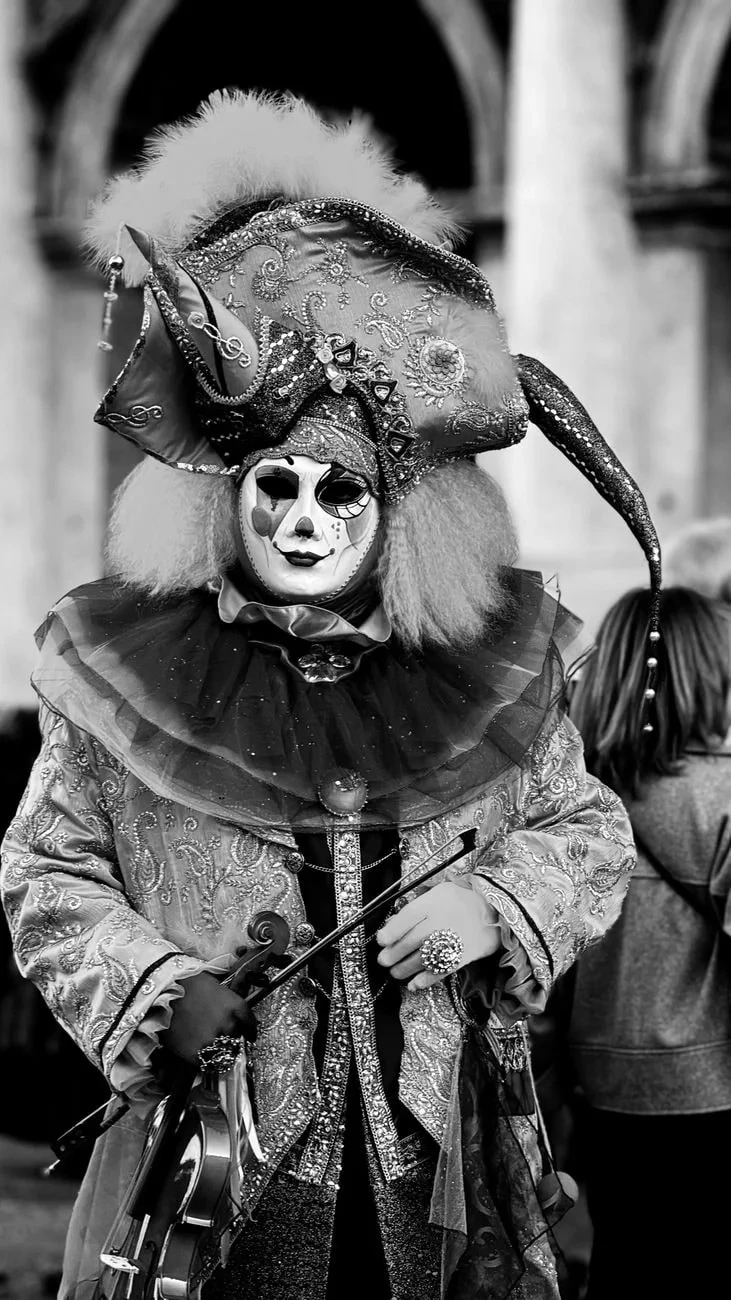 Costumed Portrait, from Why We Wear Masks