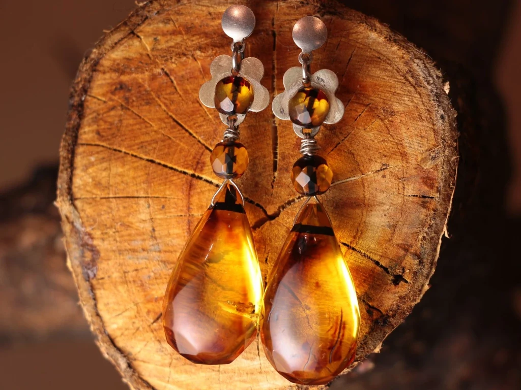 Amber and Metal, from Worlds Preserved Inside Amber