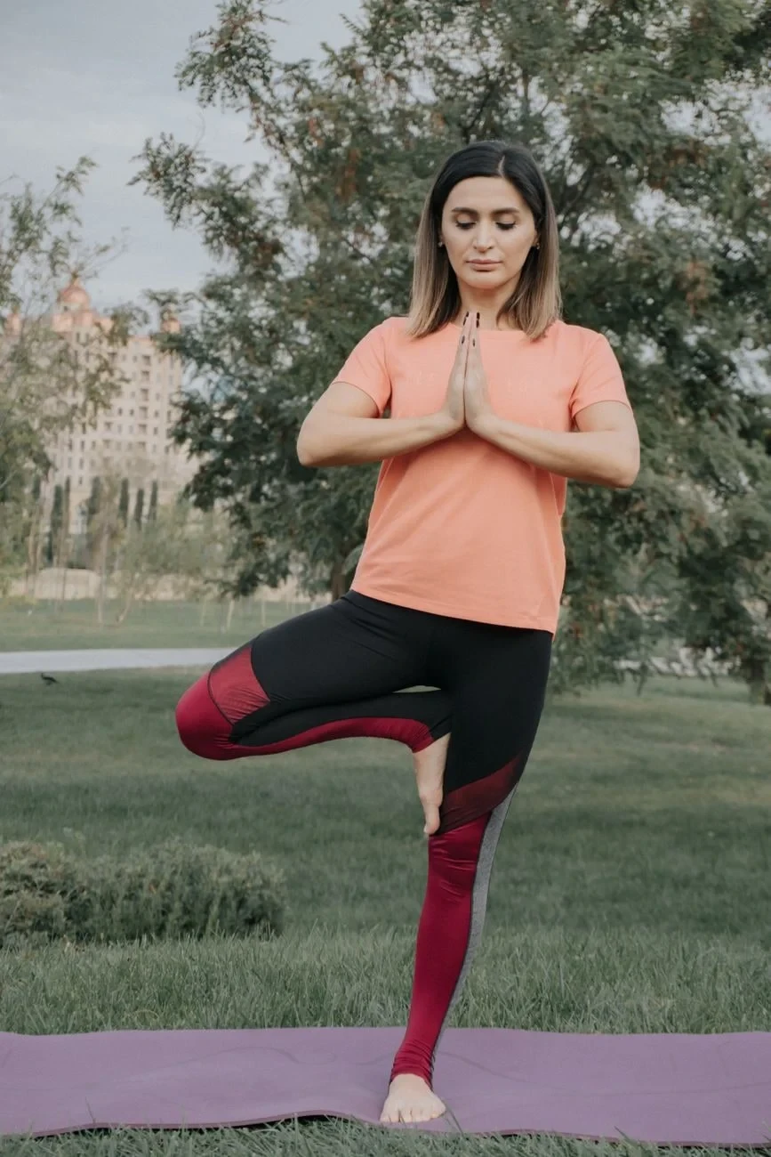 Tree Pose, from Yoga and Wellness